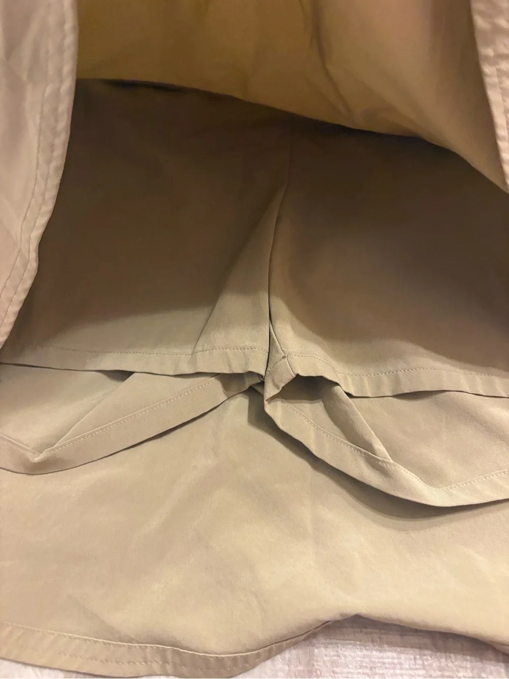 Athleta Khaki Sport Skirt/Skort Tan 10